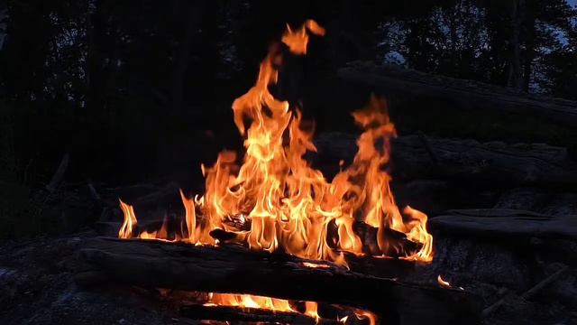 🔥 Костёр в лесу с тихим нежным пением птиц. Медитация, гармония, релакс смотреть онлайн
