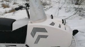 Самодельный снегоход Хома 500т , в жирной комплектации