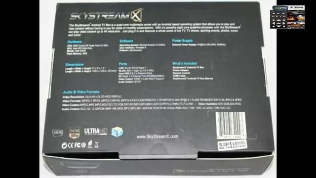 SkyStreamX 4 Quad Core Android Smart TV Box XBMC Reviews Streaming Internet Media Player 2014 смотреть онлайн