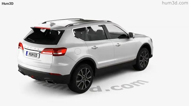 Haval H7 2019 3D model by Hum3D.com смотреть онлайн