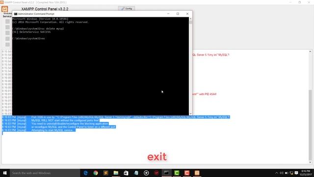 Attempting to start Mysql service (Solved) смотреть онлайн