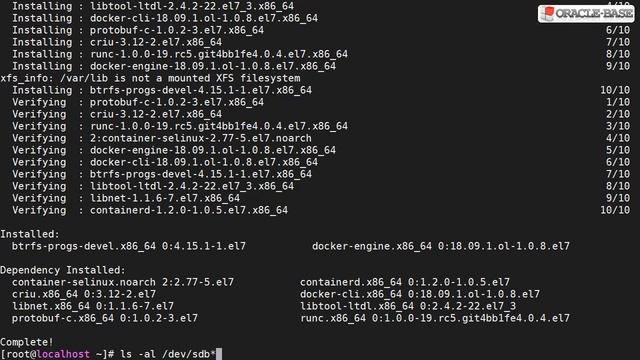 Install Docker on Oracle Linux 7 (OL7) смотреть онлайн