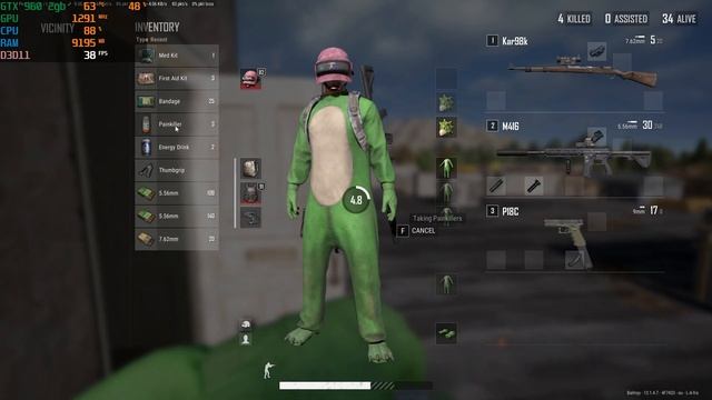 GTX 960 2gb + i3 4160 | PUBG смотреть онлайн