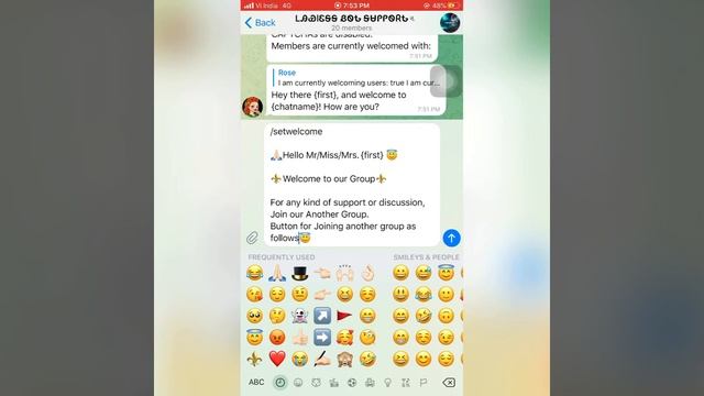 How to add Custom Button in group Welcome Message? (Rose Bot) | SHIKARI | смотреть онлайн