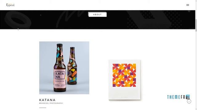 Typenal - Portfolio Creative WordPress Theme Nahuel Albie смотреть онлайн