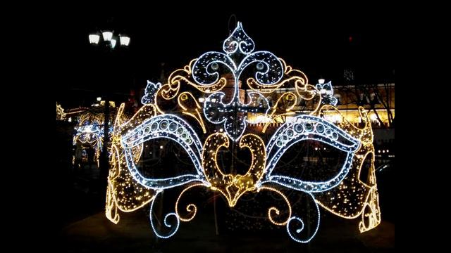 Невероятно красивая новогодняя Москва! Слайд шоу смотреть онлайн