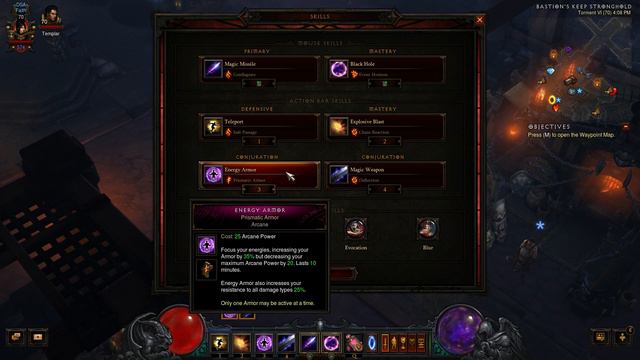 Diablo 3 T6 Wizard Tutorial Wand of Woh MM/EB + 9m T6 Rift Clear смотреть онлайн