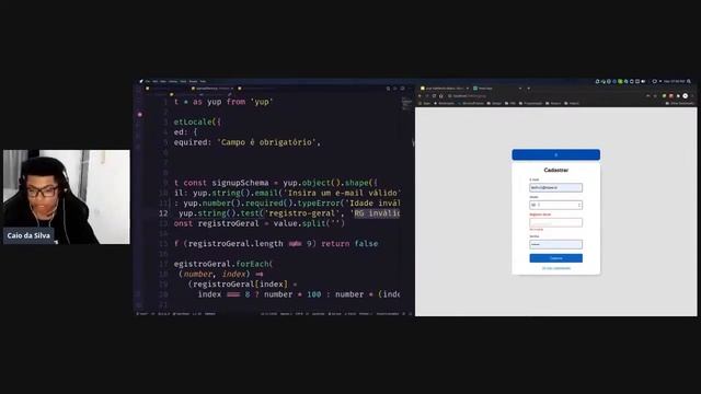 yup validando dados - Caio Batista смотреть онлайн
