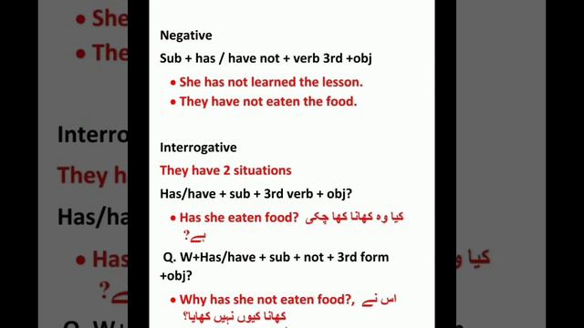 Present perfect tenses urdu/Hindi with concept. смотреть онлайн