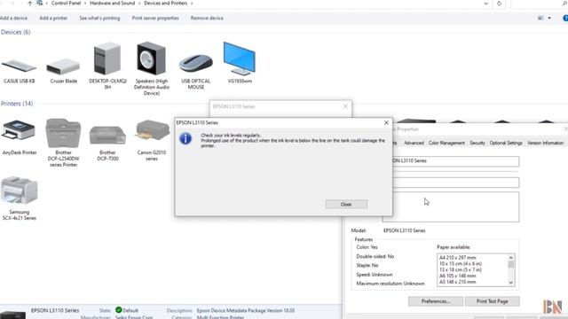 Epson L3110 Printer Black ink not printing problem solved in Nepali смотреть онлайн