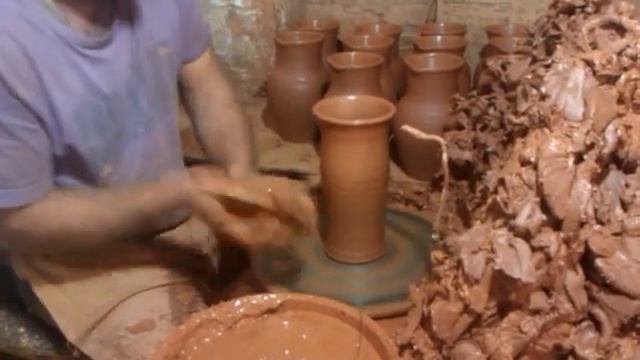 гончарный круг. Г Славянск.гончарное изделие.Керамика смотреть онлайн