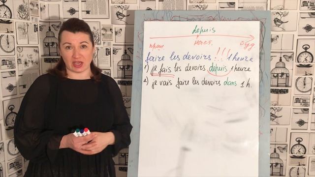 ЧЕРЕЗ ЧАС/ЗА 1 ЧАС/В ТЕЧЕНИЕ ЧАСА... - ПРЕДЛОГИ-ИНДИКАТОРЫ ВРЕМЕНИ | ФРАНЦУЗСКИЙ ЯЗЫК смотреть онлайн