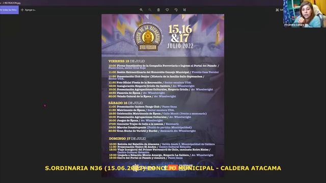 S ORDINARIA N36 15 06 2022 CONCEJO MUNICIPAL CALDERA ATACAMA смотреть онлайн