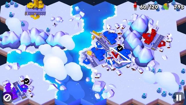 Fly THIS! SNOW VALLEY - Busy Town. 3 Stars Walkthrough. смотреть онлайн