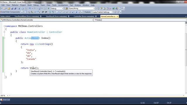 Part 5 Views in an mvc application смотреть онлайн