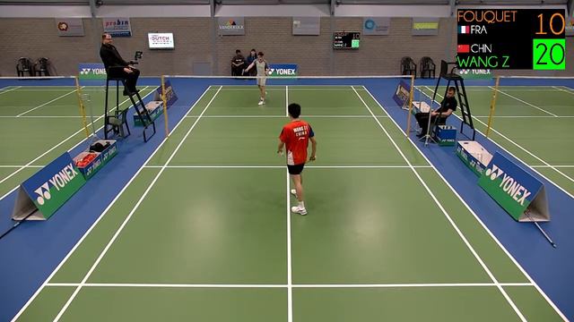 Nicolas Fouquet 🇫🇷 - Wang Zi Jun 🇨🇳, MS, Yonex Dutch Junior International 2023 смотреть онлайн