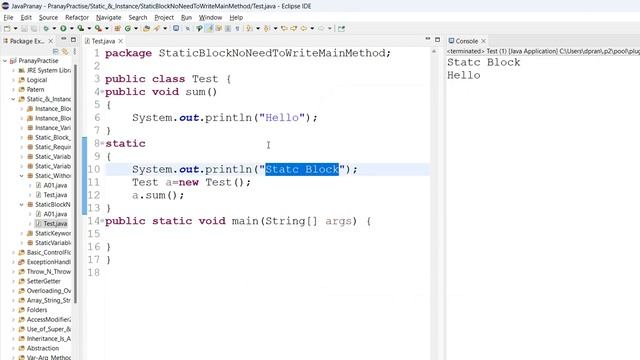 In Java 1.8 we can not Run Program Without Main method, Static block will execute before main metho смотреть онлайн