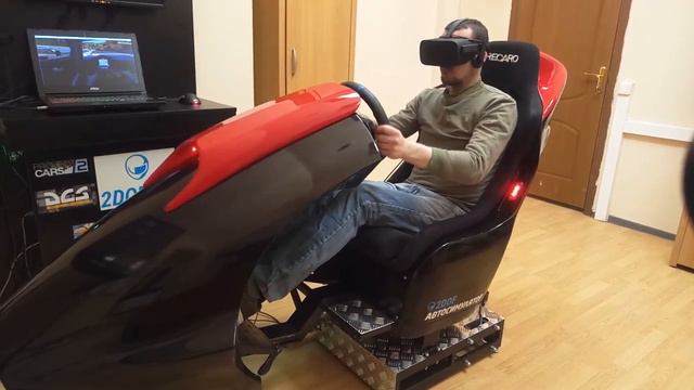 Подвижная игровая платформа Авто-Симулятор 2dof V_2.0