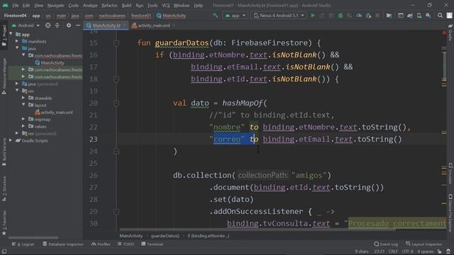 Intro a Android + Kotlin 059 - Cloud Firestore 04: Ver un dato. Otros tipos de datos disponibles смотреть онлайн