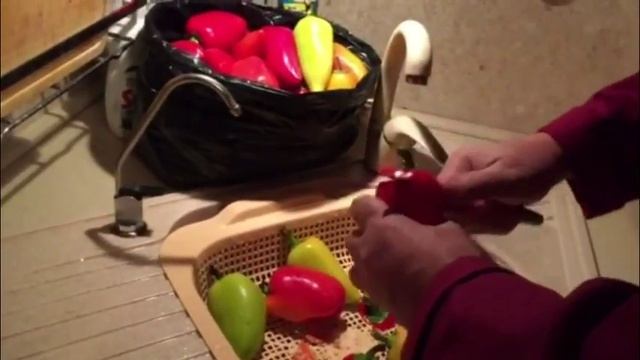 Заготовка болгарского перца на зиму