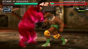 Tekken 6 Master Kuma VS Armor King HD Perfect FIght