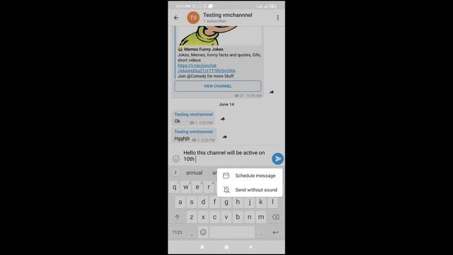 How to Schedule Posts in Telegram Channel смотреть онлайн