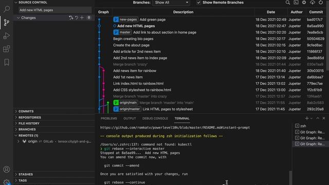 [Git] 016 - Rewriting History смотреть онлайн