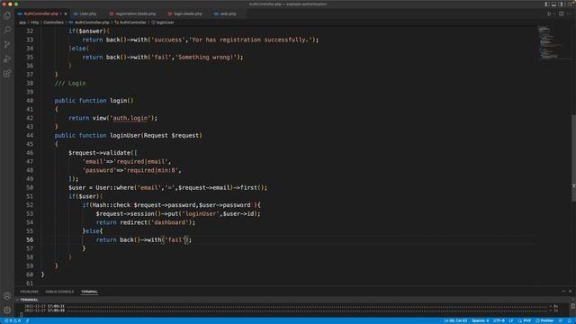 Laravel 9 Authentication (Registration Login Logout) EP.2/3 [PLAB] смотреть онлайн