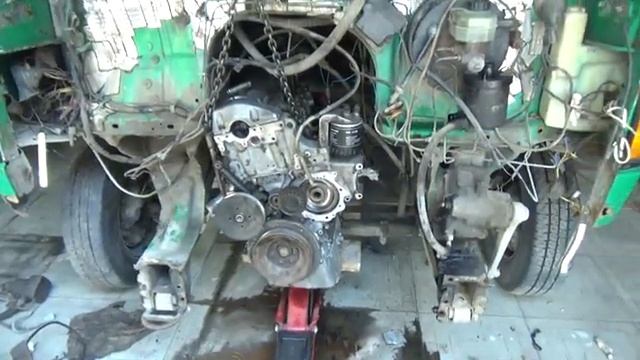 Установка двигателя в бусик смотреть онлайн