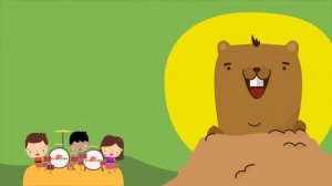 I'm A Little Groundhog Lyric Video -  The Kiboomers Preschool Songs & Nursery Rhymes