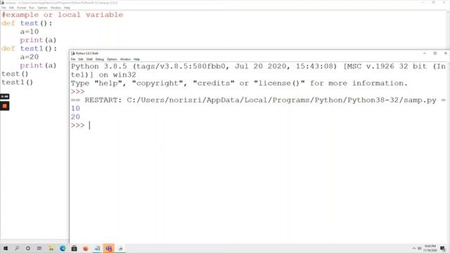 Python - Local and Global variables смотреть онлайн