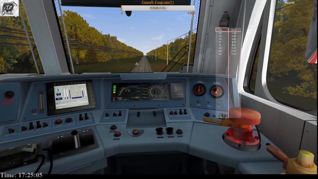 RTrainSim. Официальный МП смены №325. Маршрут №2. 20.10.2019 смотреть онлайн