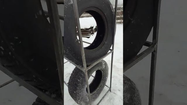 ХРАНИМ КОЛЁСА ПРАВИЛЬНО, САМОДЕЛЬНЫЙ СТЕЛЛАЖ ИЗ ПРОФИЛЬНОЙ ТРУБЫ смотреть онлайн
