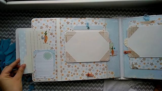 Альбом для малыша "В облаках"\скрапбукинг смотреть онлайн