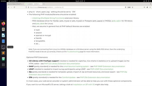 Install LimeSurvey 6 CE on a Debian 11 server смотреть онлайн