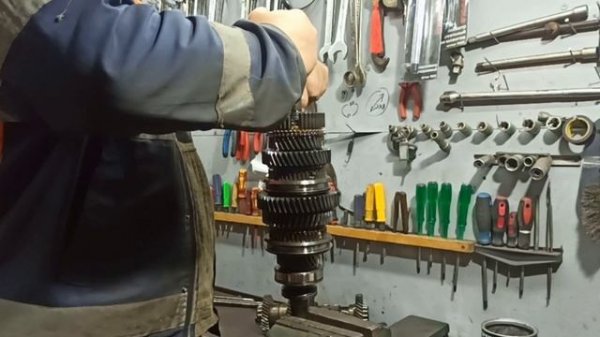 Ремонт КПП Газель (разборка и дефектовка).