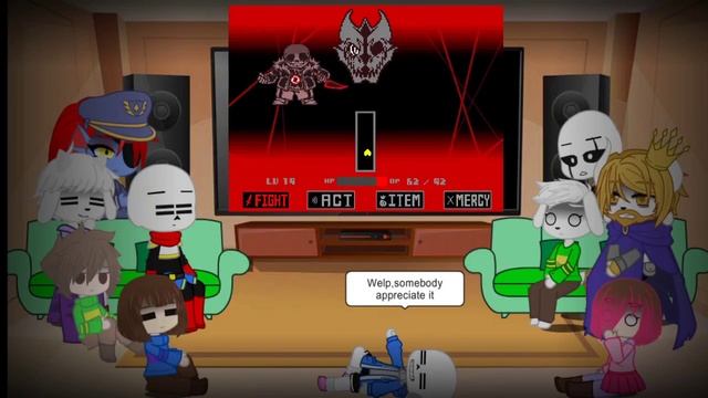 GLITCHTALE REACT TO LETHAL DEAL KILLER!SANS FIGHT (REQUEST) смотреть онлайн