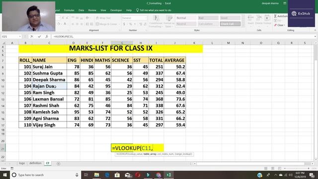 VLOOKUP FUNCTION IN EXCEL 2019, OFFICE 365, GOOGLE SHEETS смотреть онлайн