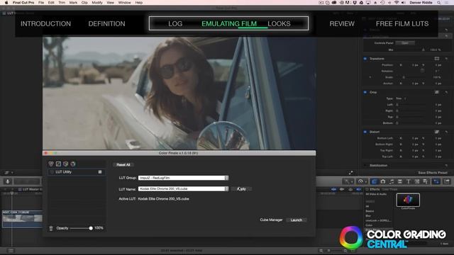 Color Grading LUT Master Guide + 24 FREE Film LUTs смотреть онлайн