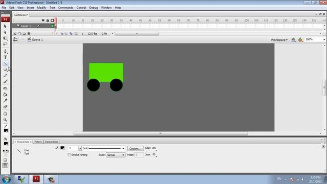 Motion Tween Animation Adobe Flash CS3 in Hindi смотреть онлайн