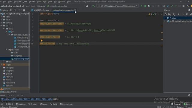 Upload file to AWS S3 Bucket Using Presigned URL In JAVA | Amazon S3 PUT using Presigned URL смотреть онлайн