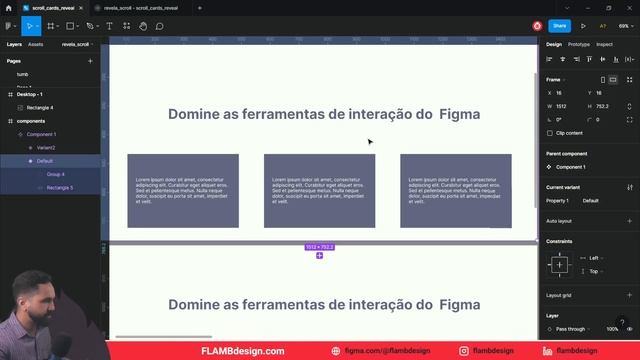 SCROLL Interação [FADE]@Figma tutorial смотреть онлайн