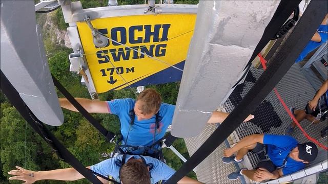 Самые большие качели в мире!!! SochiSwing SkyPark Sochi смотреть онлайн
