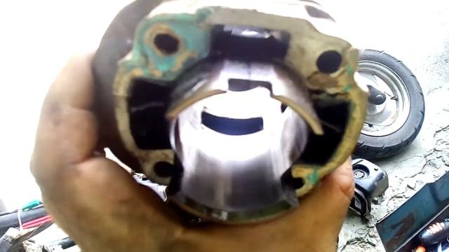 А как вы ставите поршень на ямахе??? смотреть онлайн