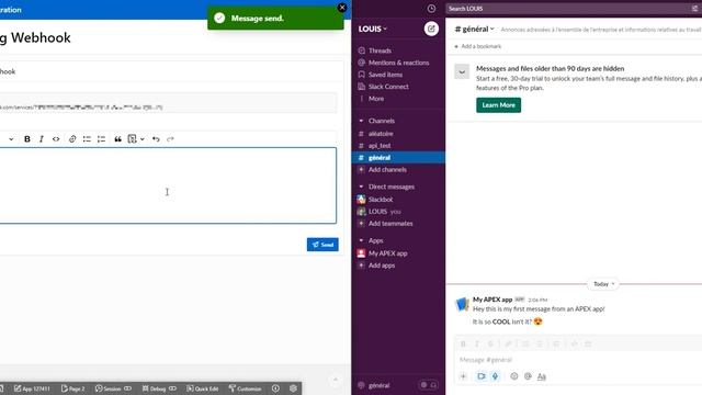 Oracle APEX Slack Notifications смотреть онлайн