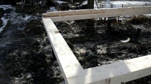 Сруб бани 3х5 из бревна.