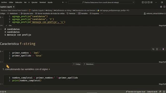 15.Capitulo 2 : String | Ciencia de datos desde cero con Python смотреть онлайн