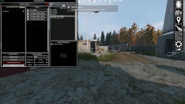 How to create set, DayZ VPP admin tools смотреть онлайн