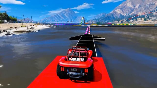 Spiderman and Friends Superheroes - Cars and Motorcycles Ragdoll with Hungry Sharks Over Sea смотреть онлайн