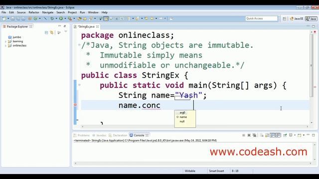Immutable String in Java | Why String is Immutable in Java смотреть онлайн